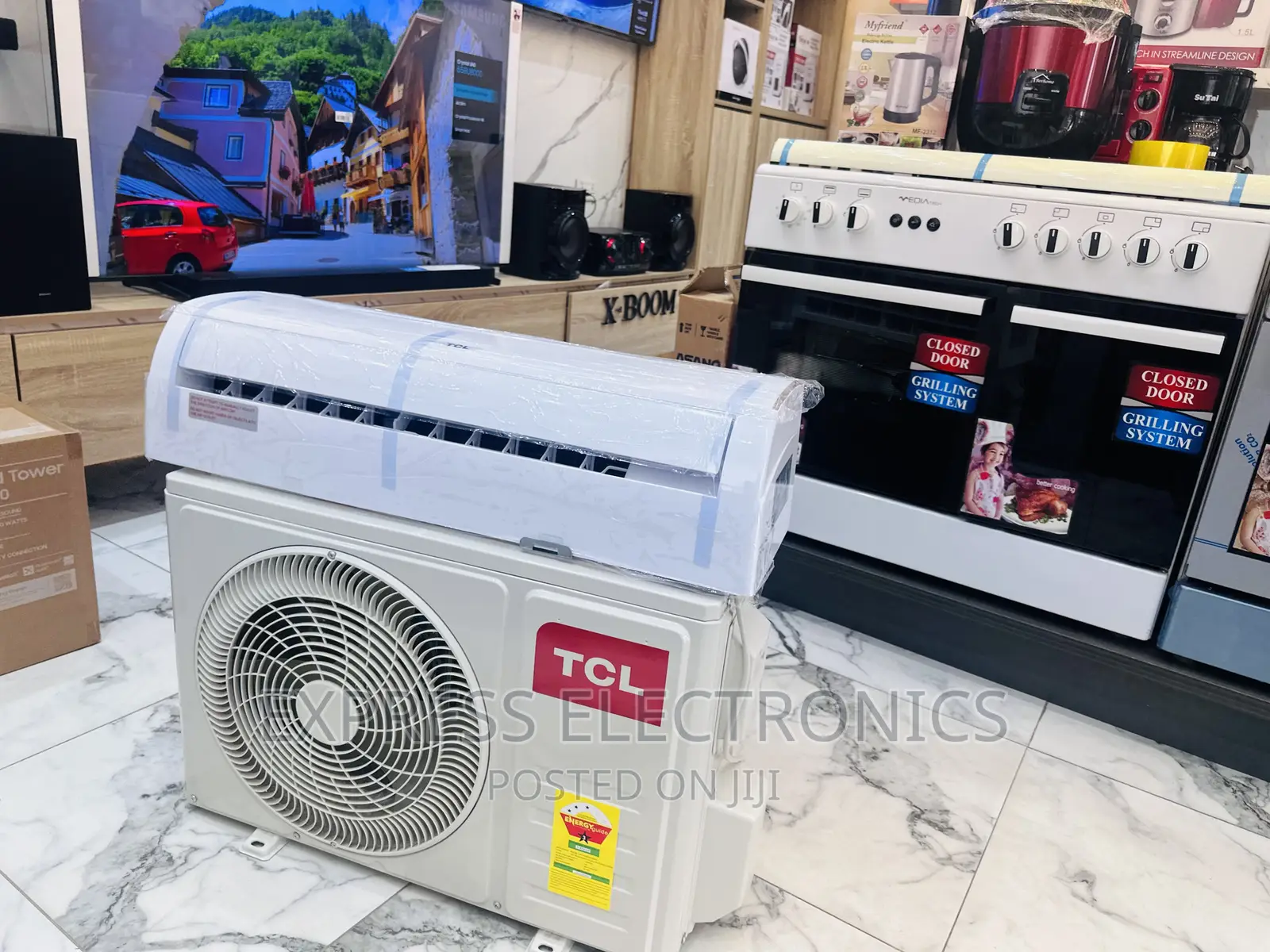 1.5hp Split Inverter TCL AC Grey