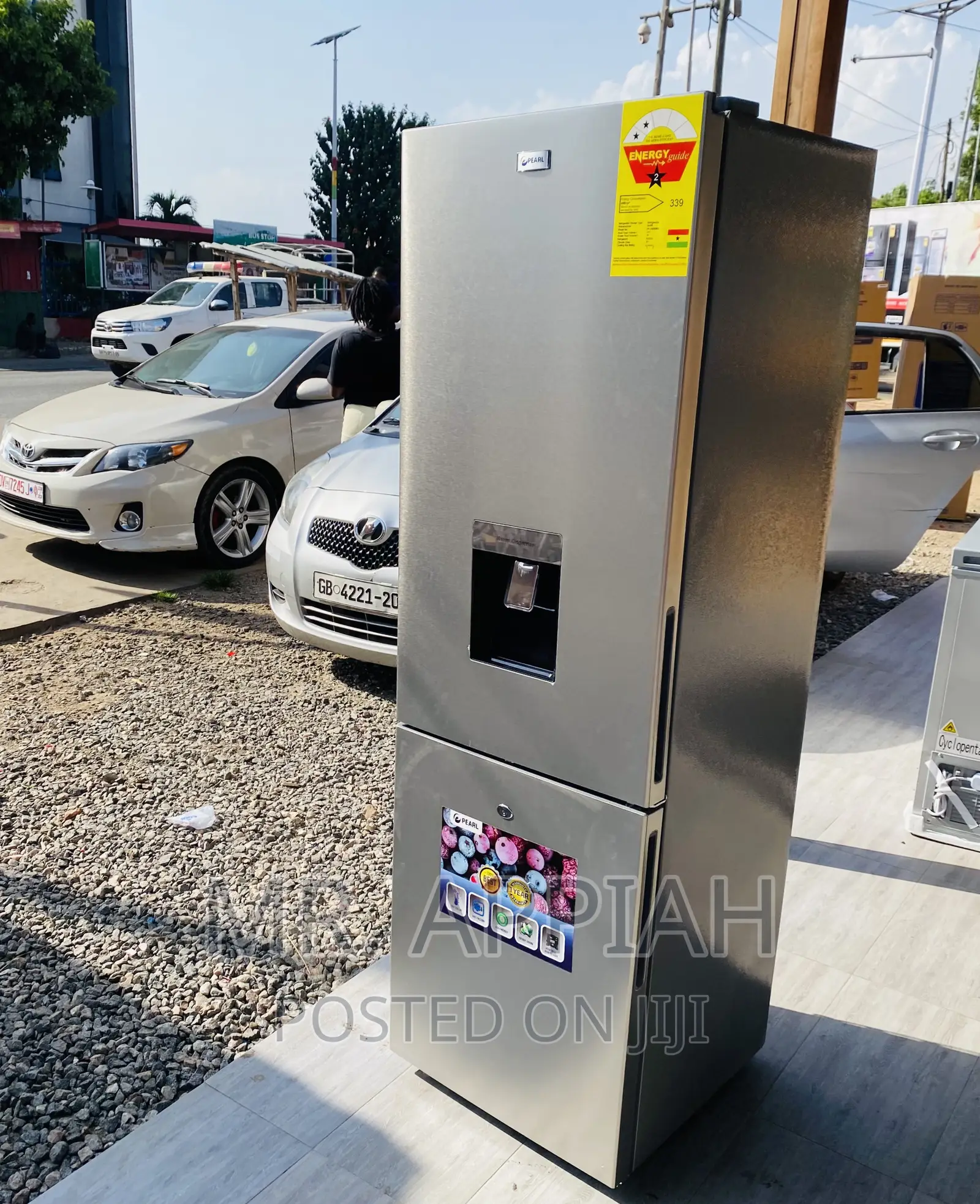 Fast Cooling Pearl Pf-330bwd 2 Door Refrigerators(Gray).