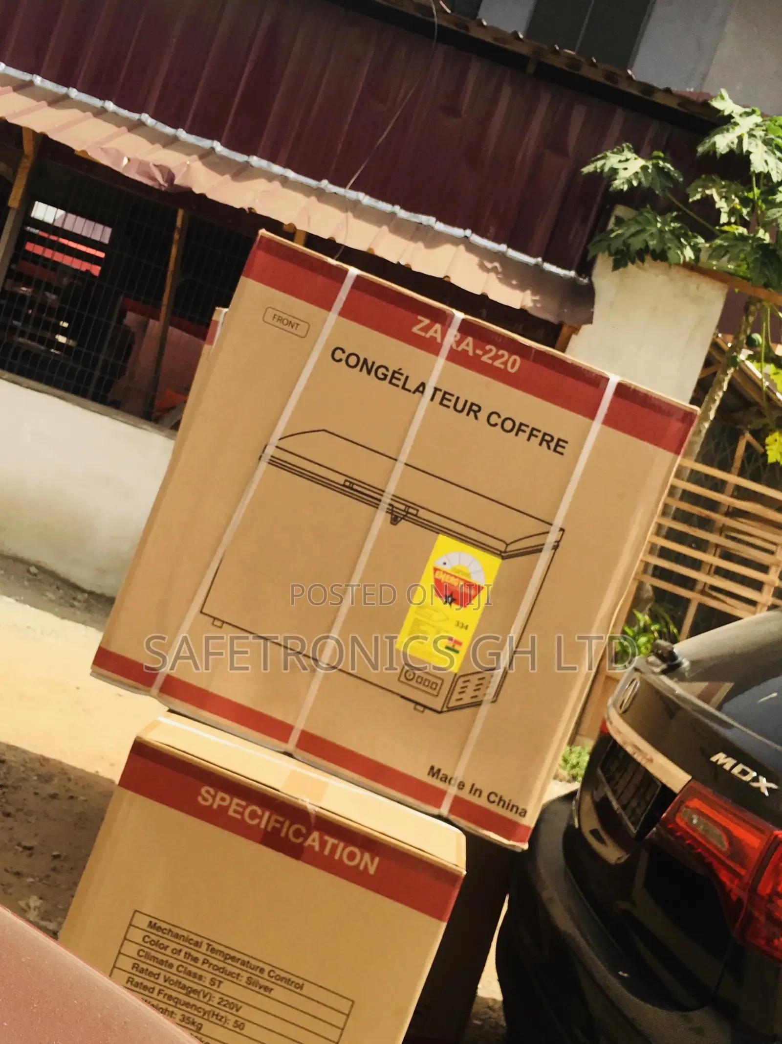 Boxed Zara-220 Singledoor Chestfreezer 147 Liters Electric