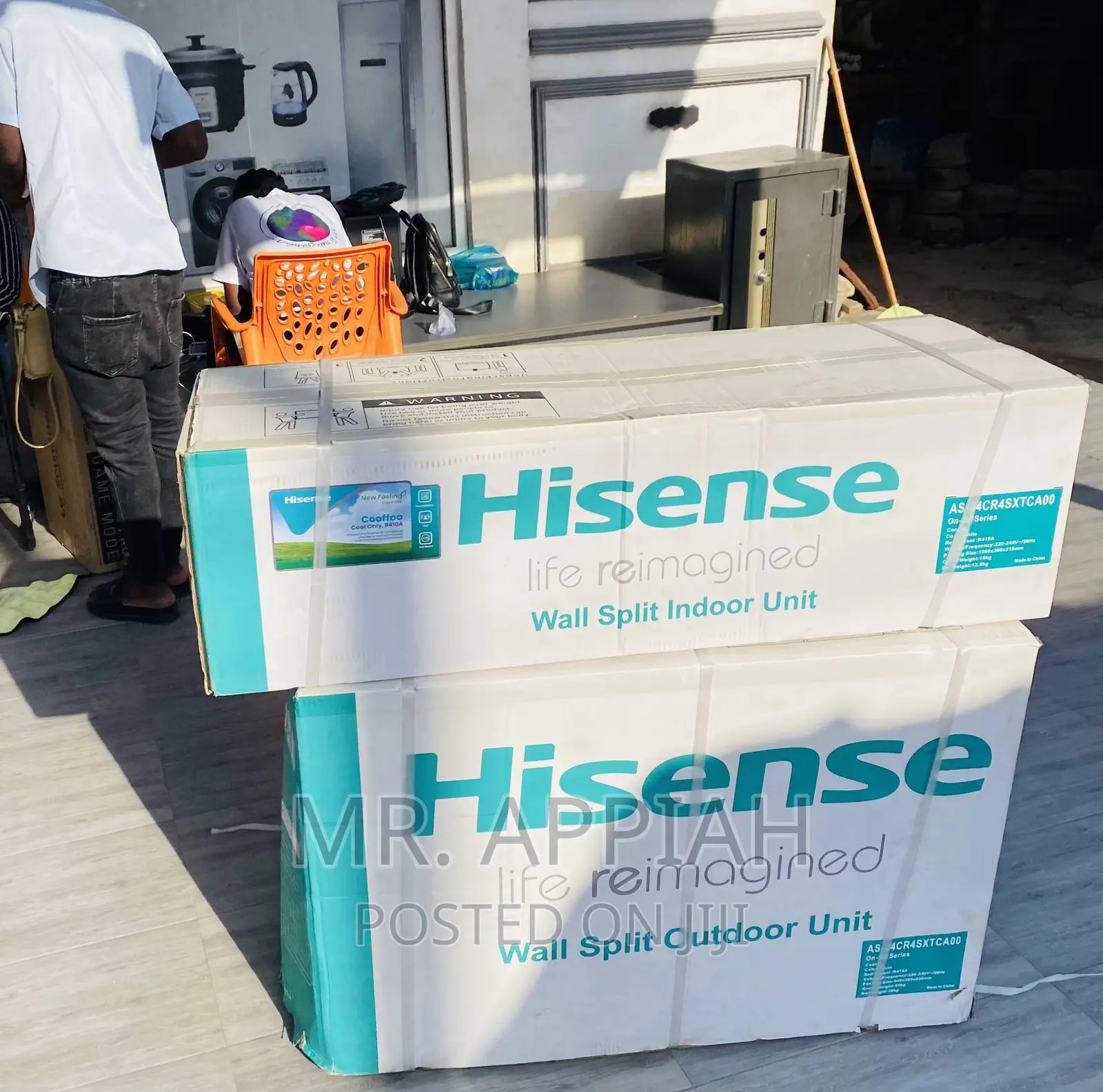 Fast Cooling Hisense 2.5hp Split Electric Ac(White).