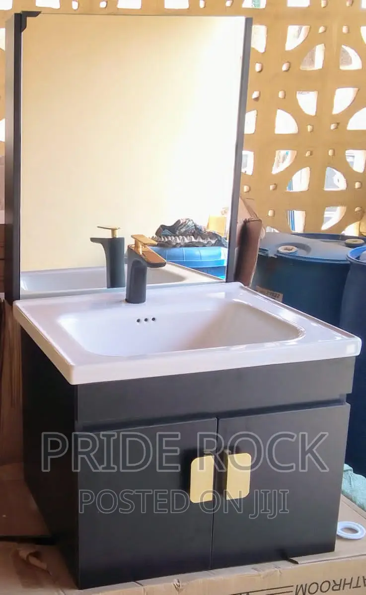 Executive Cabinet Basin With Mirror And Hot And Cold Tap