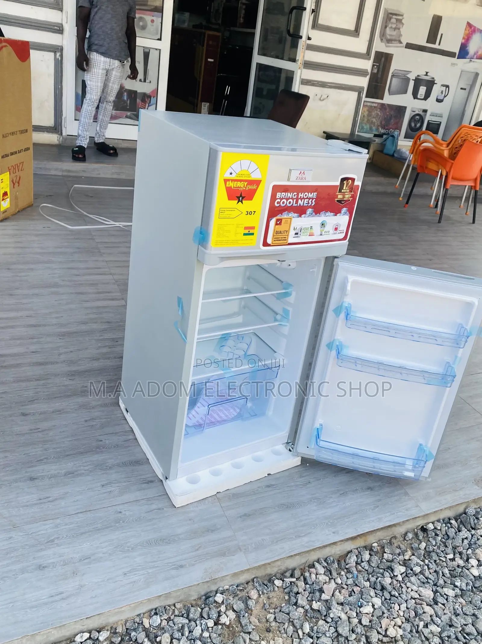 Shop Quality Zara-12tm Double Door Electric Fridge