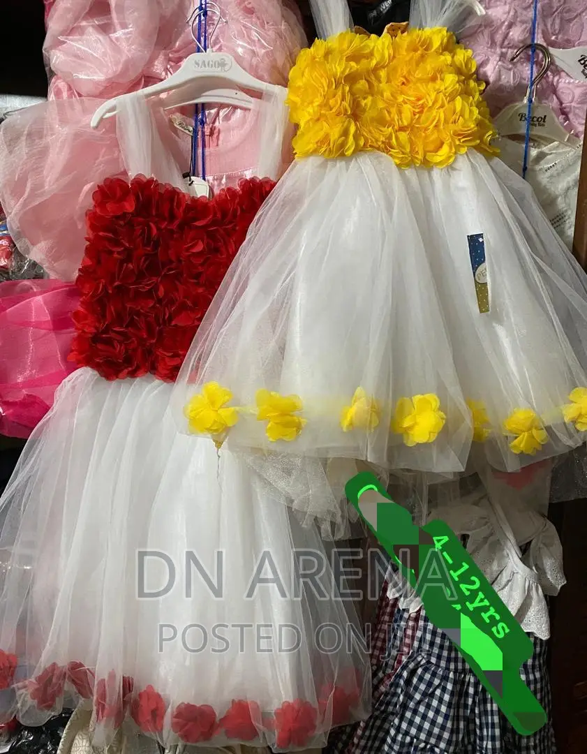 Rose Petals Dress for the Princess 3 to 12yrs