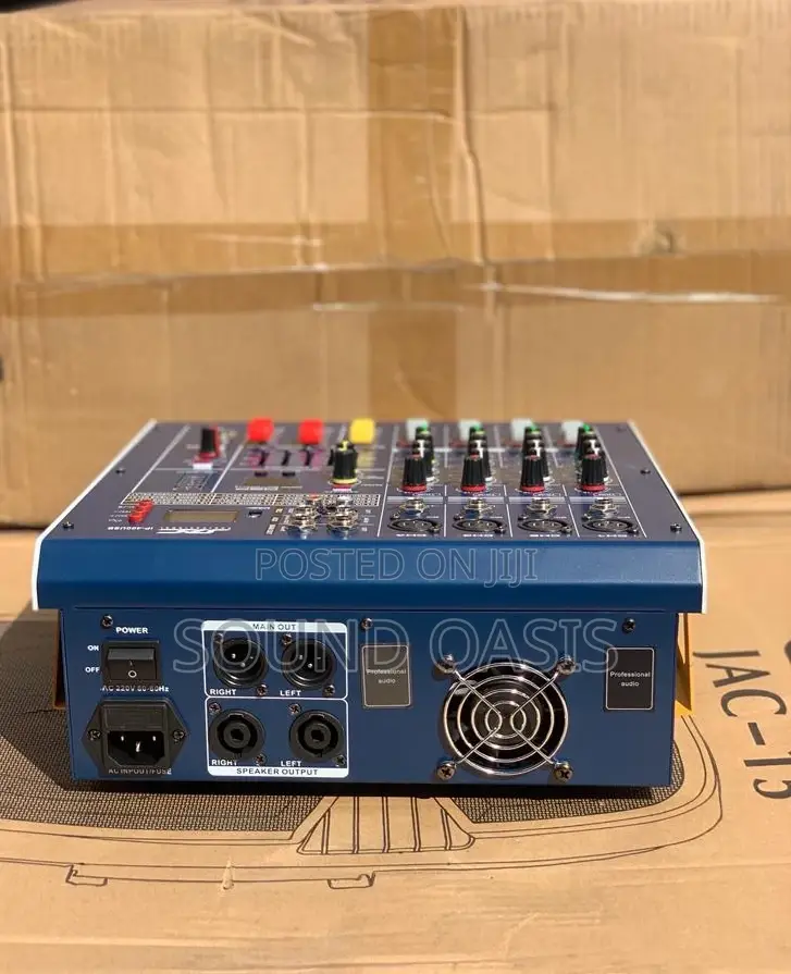 JAC 4-Channel Analog Powered Mixer With USB and Bluetooth