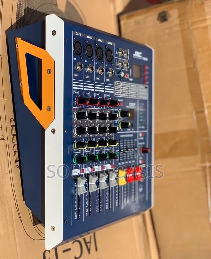 JAC 4-Channel Analog Powered Mixer With USB and Bluetooth