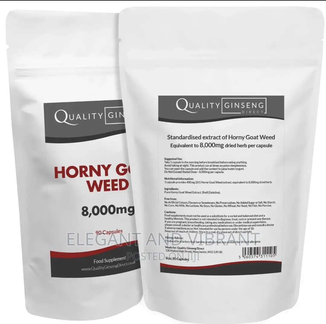HORNY GOAT WEED - 8,000mg Capsules - Powerful Formula