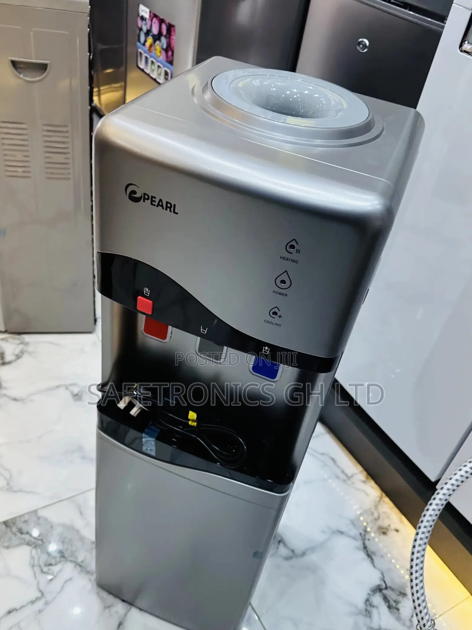 PWD-1000CBL Water Pearl Dispenser Hot/Cold Sliver