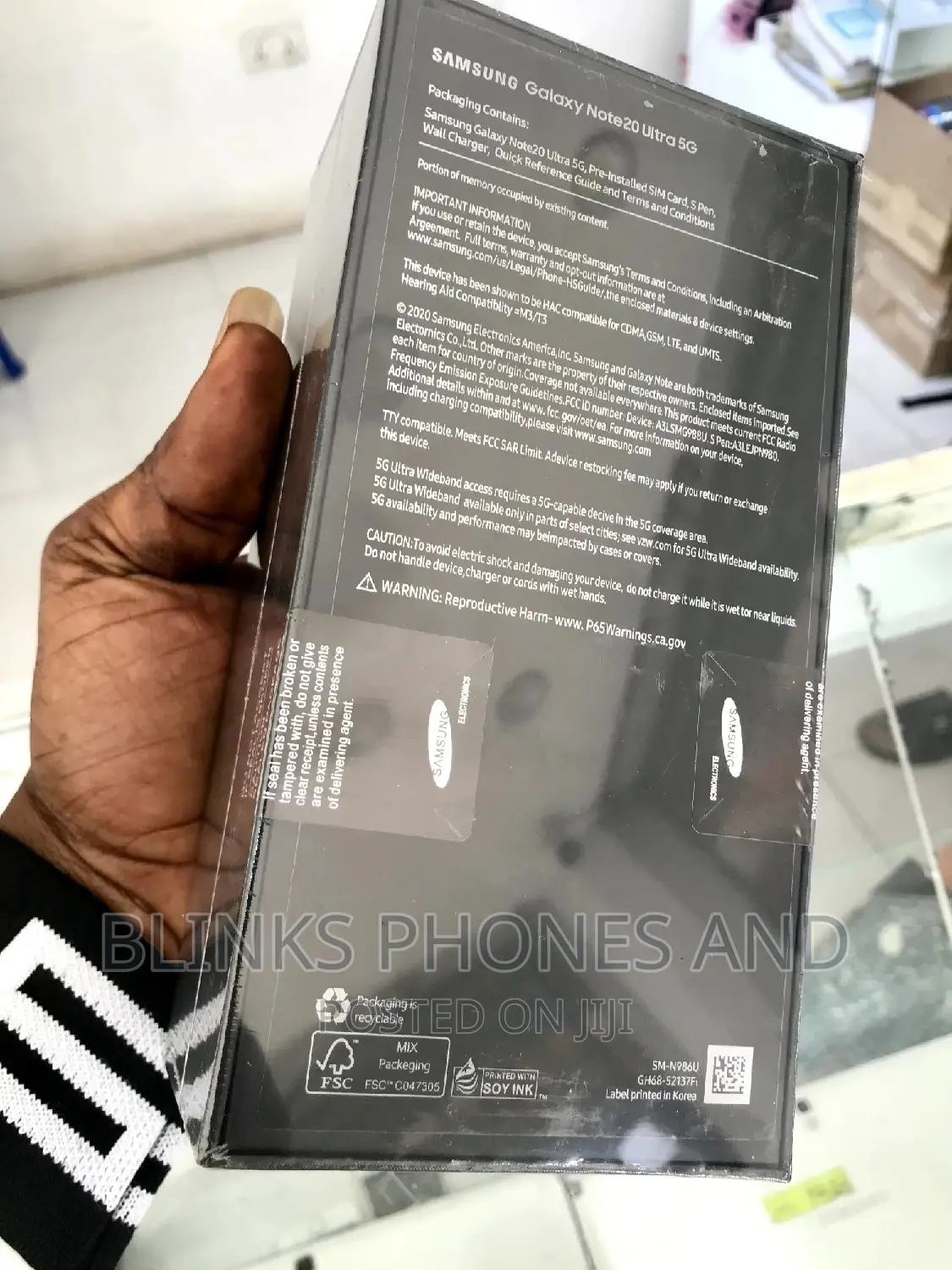 New Samsung Galaxy S20 Ultra 5G 128 GB Black