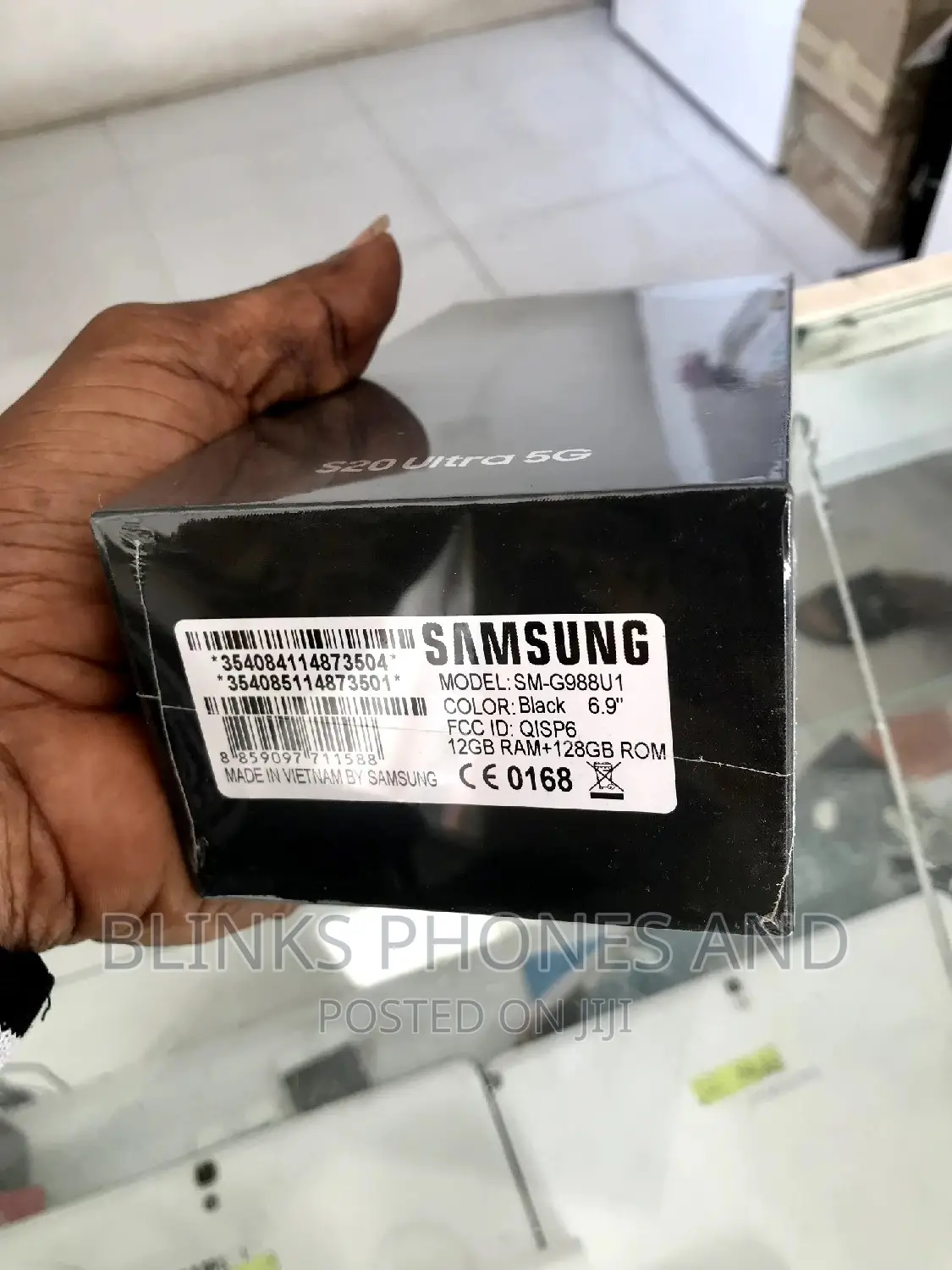 New Samsung Galaxy S20 Ultra 5G 128 GB Black