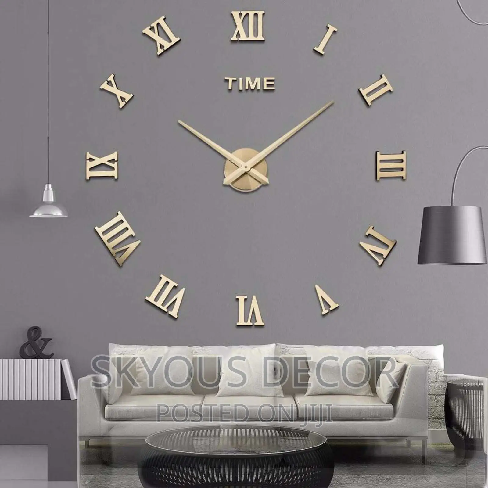 3D Acrylic Wall Clock