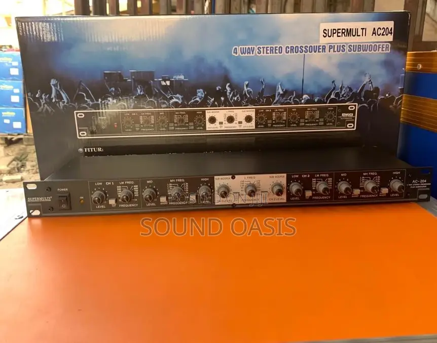 Supermulti AC204 4-Way Stereo Crossover Plus Subwoofer