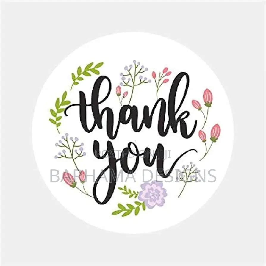Thank You Sticker