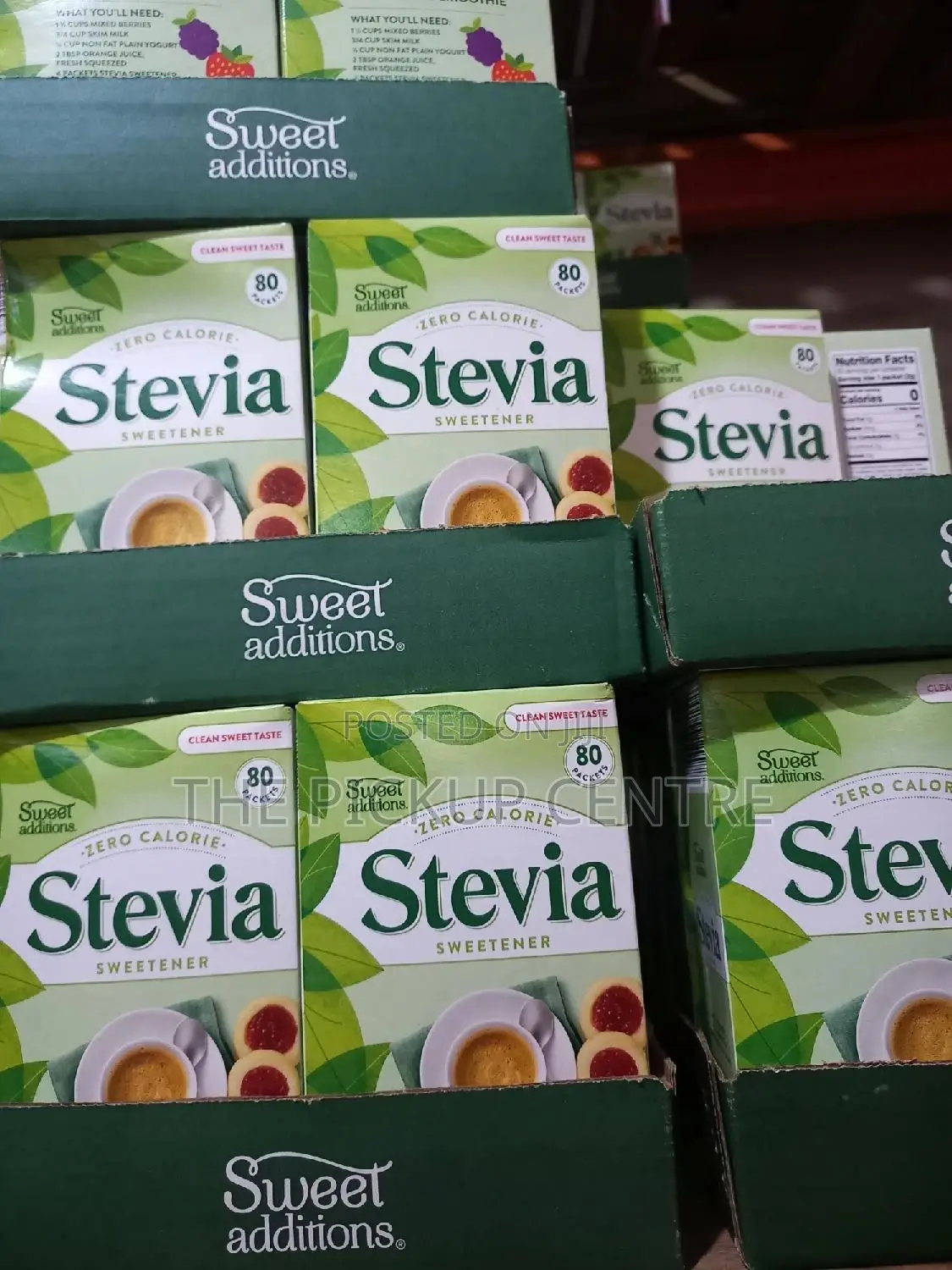 Sweet Additions Calorie Free Stevia Sweetner, 80 Packets