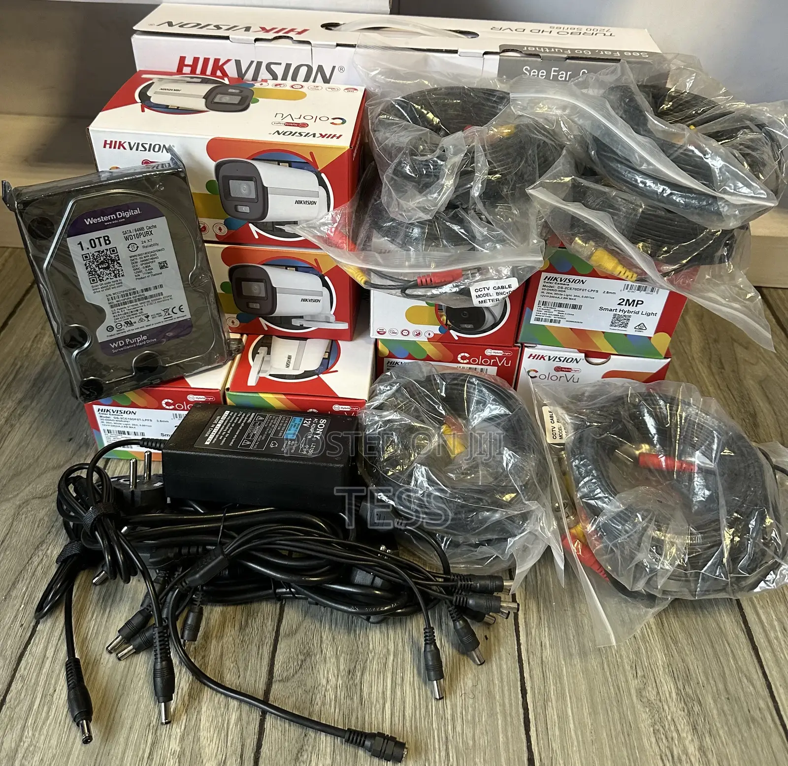 Hikvision 8ch 2mp Kit Full Color+Audio+1tb Surveillance HDD