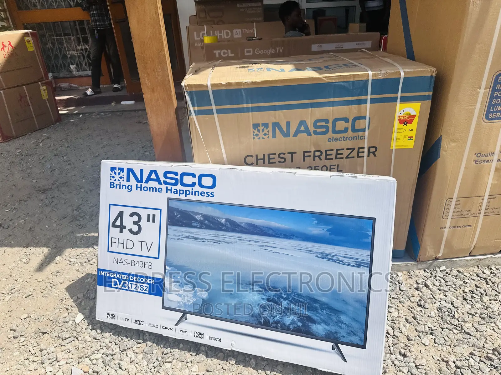 Enjoy Brilliant FHD Nasco 43”Satellite Digital Tv.,