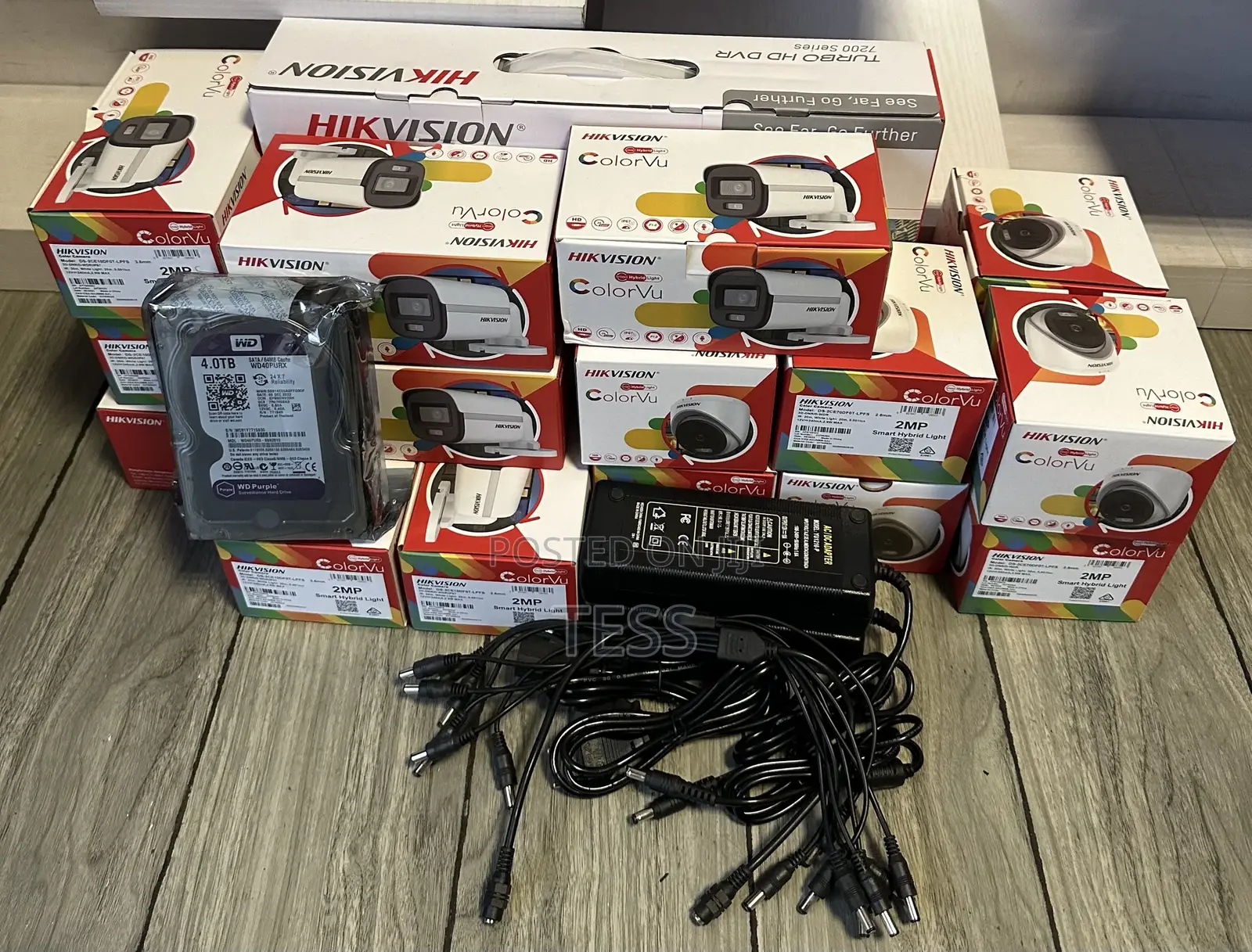 Hikvision 16ch+4tbsurveillance Hdd+Fullcolor+Audio Nobnccord