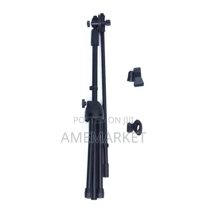 Professional Stage Microphone Metal Tripod Stand Mic Holder