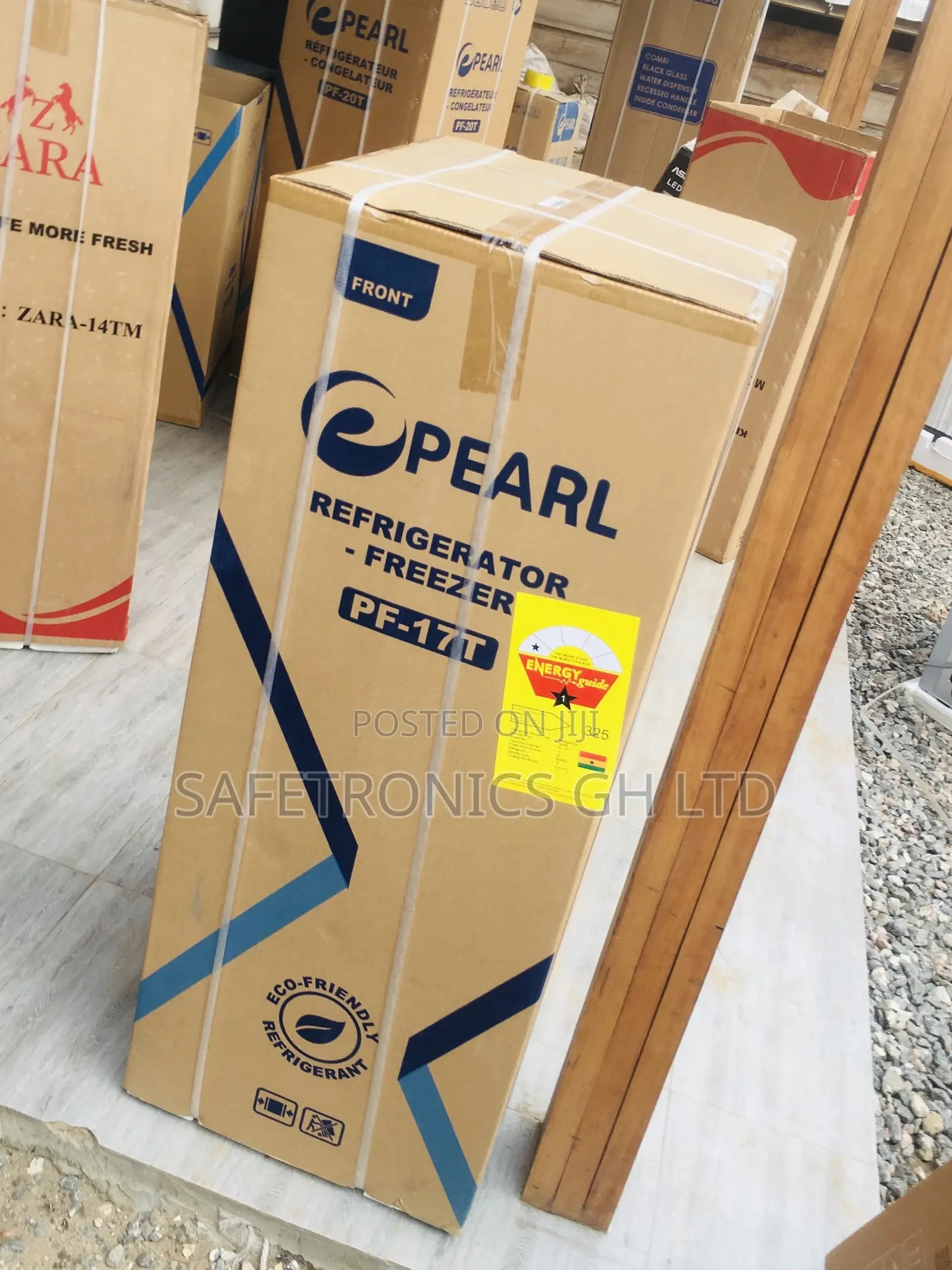 Grab Black Doubledoor Topfreezer Pearl Glass Pf-17t Fridge