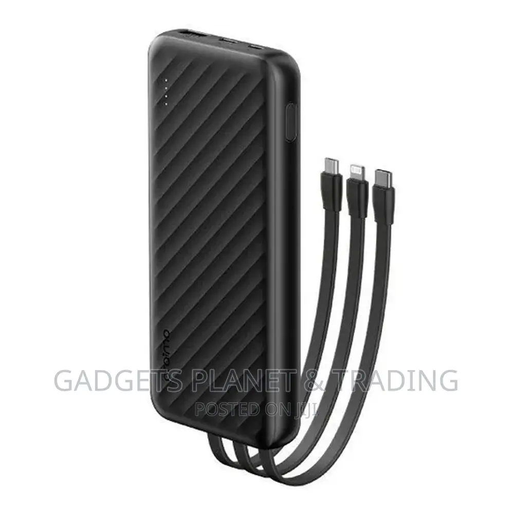 Oraimo Slice Link 10000mah 12W Fast Charge 3 in 1 Power Bank