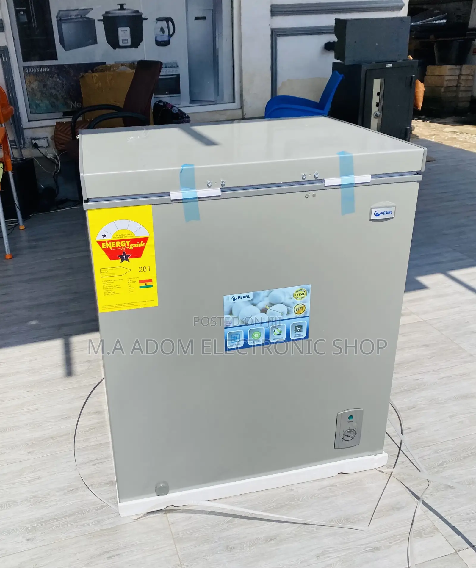 Brand New Pearl PCF-240 Single Door Electric Chest Freezer 