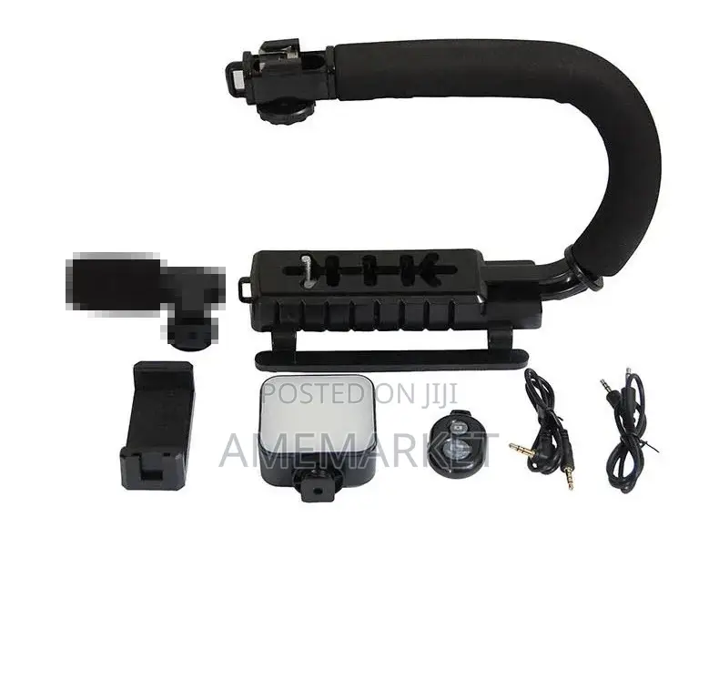 U Handheld Stabilizer Camera Video C Grid Vlog Kits Mic Set