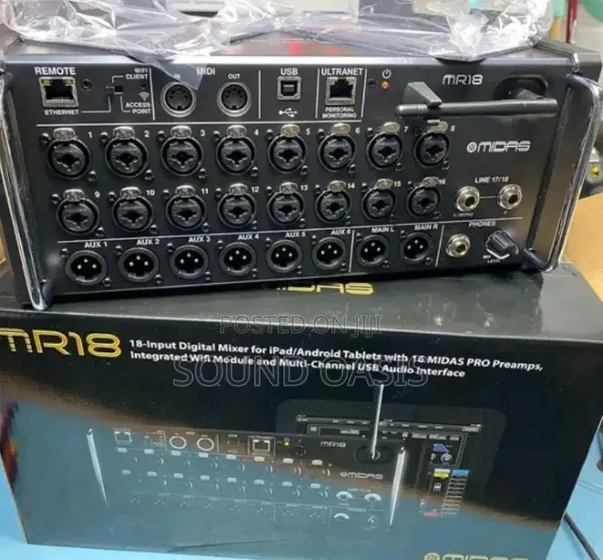 Midas Mr18 18-channel Tablet-controlled Digital Mixer