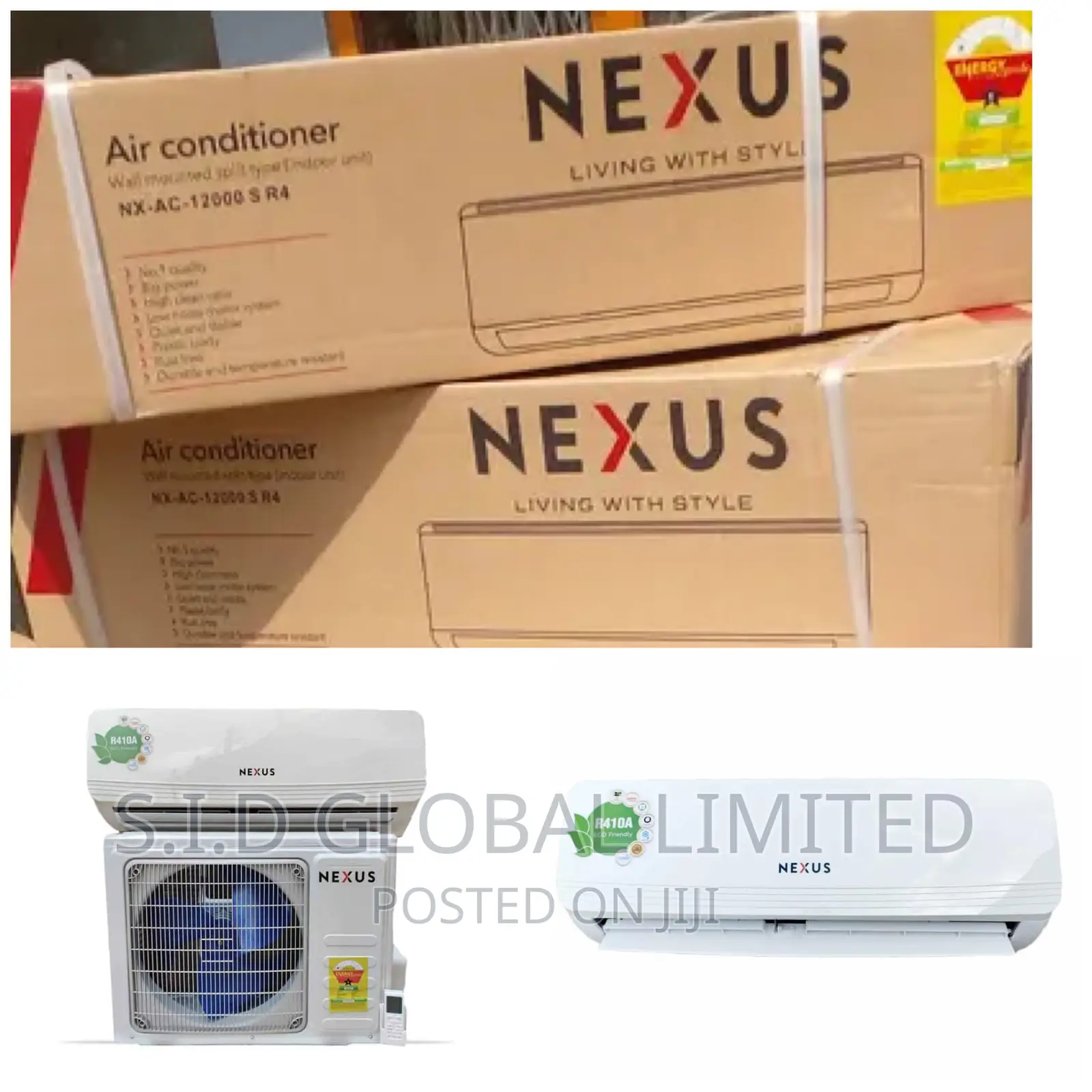 Nexus R410 1.5hp Low Power Consumption Fast Chilling AC