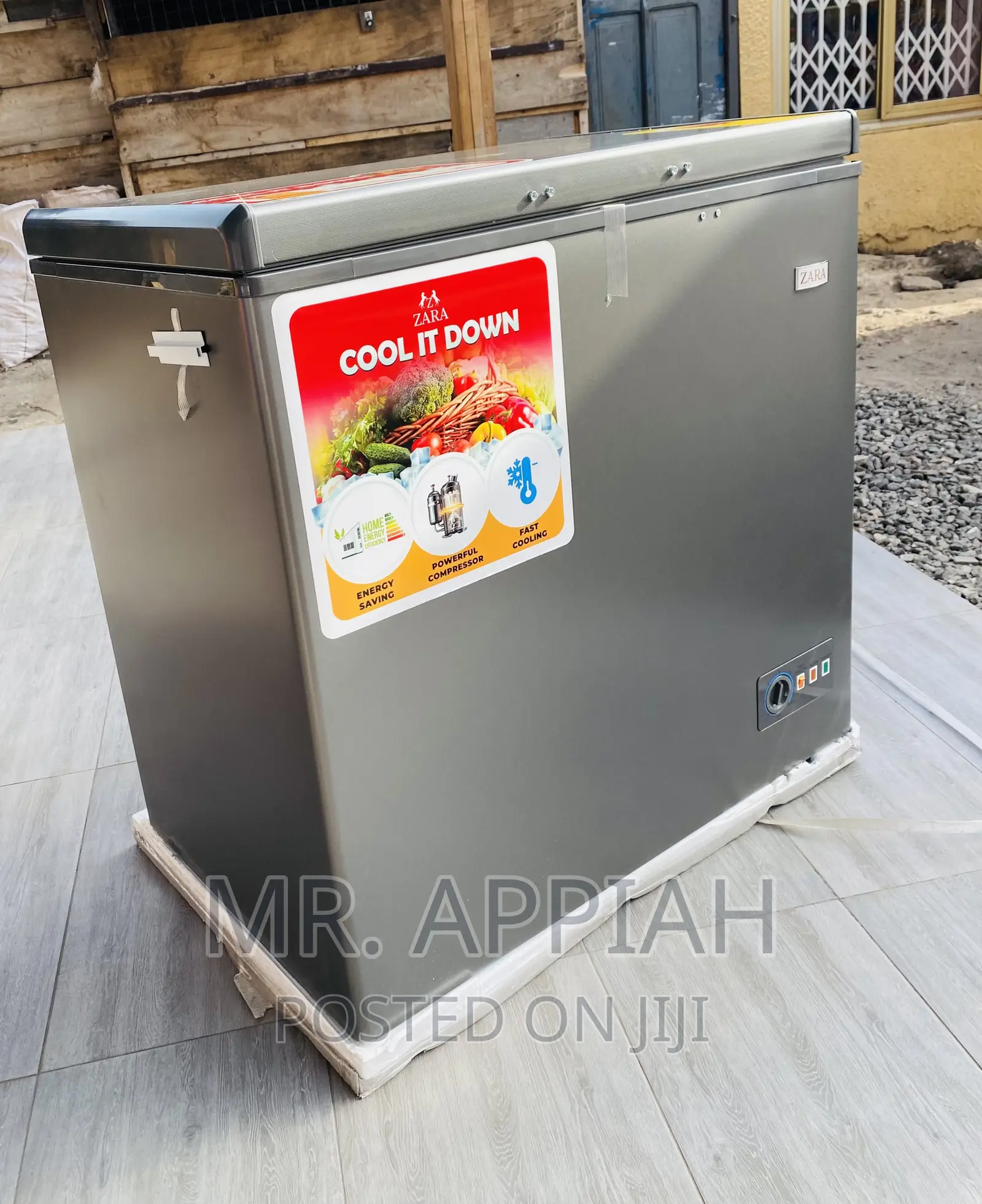 Affordable Zara 200L Single Door Electric Freezer.