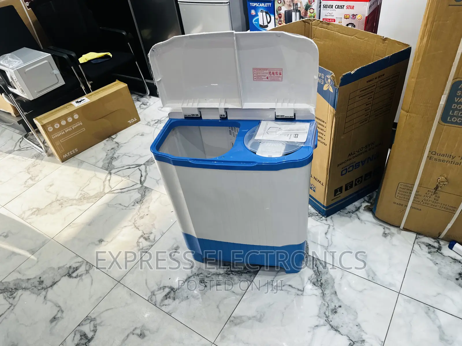 Wash and Spin Dry Washing Machine 7kg Topload Nasco
