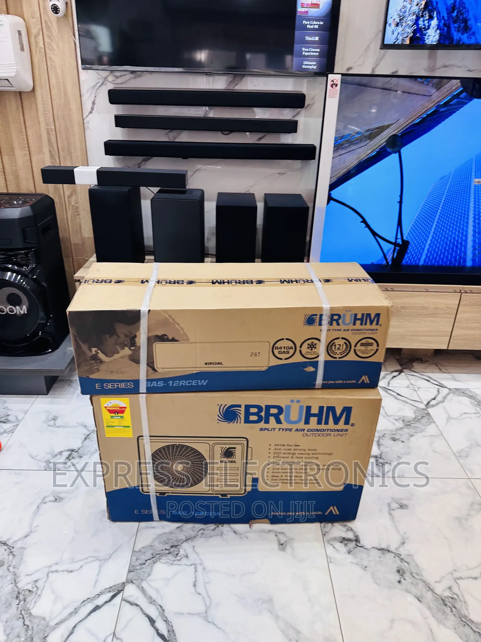 Foreign Standard ~~Bruhm Split R410 Gas 1.5hp AC