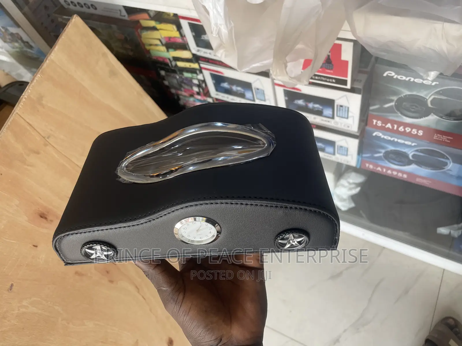 Leather Tissue Box ( for Cars and Offices )