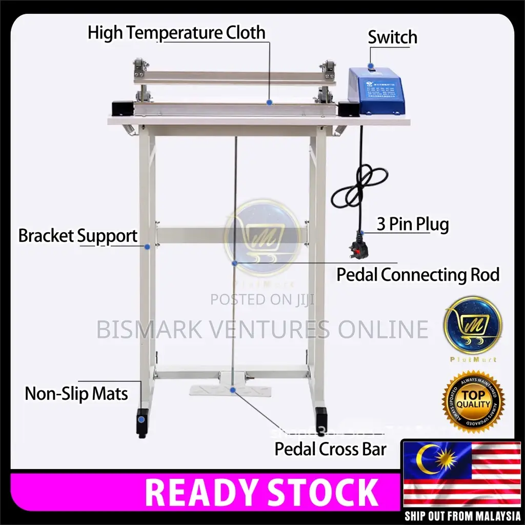 400mm Packaging Foot Padel Impulse Sealer Machine