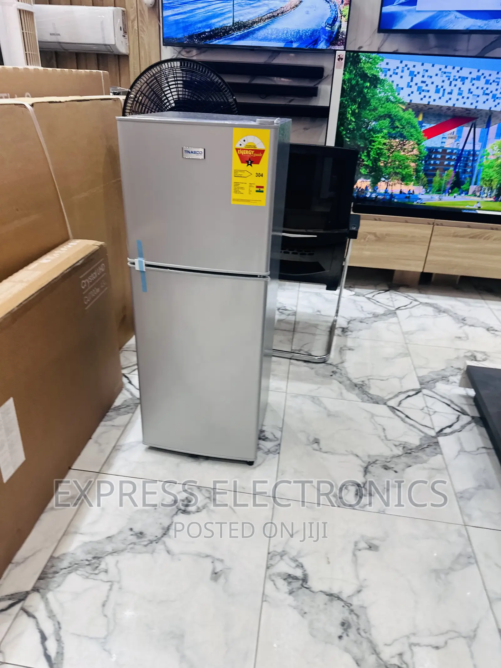 Original New Nasf2-13fl Fridge Nasco Grey Double Door