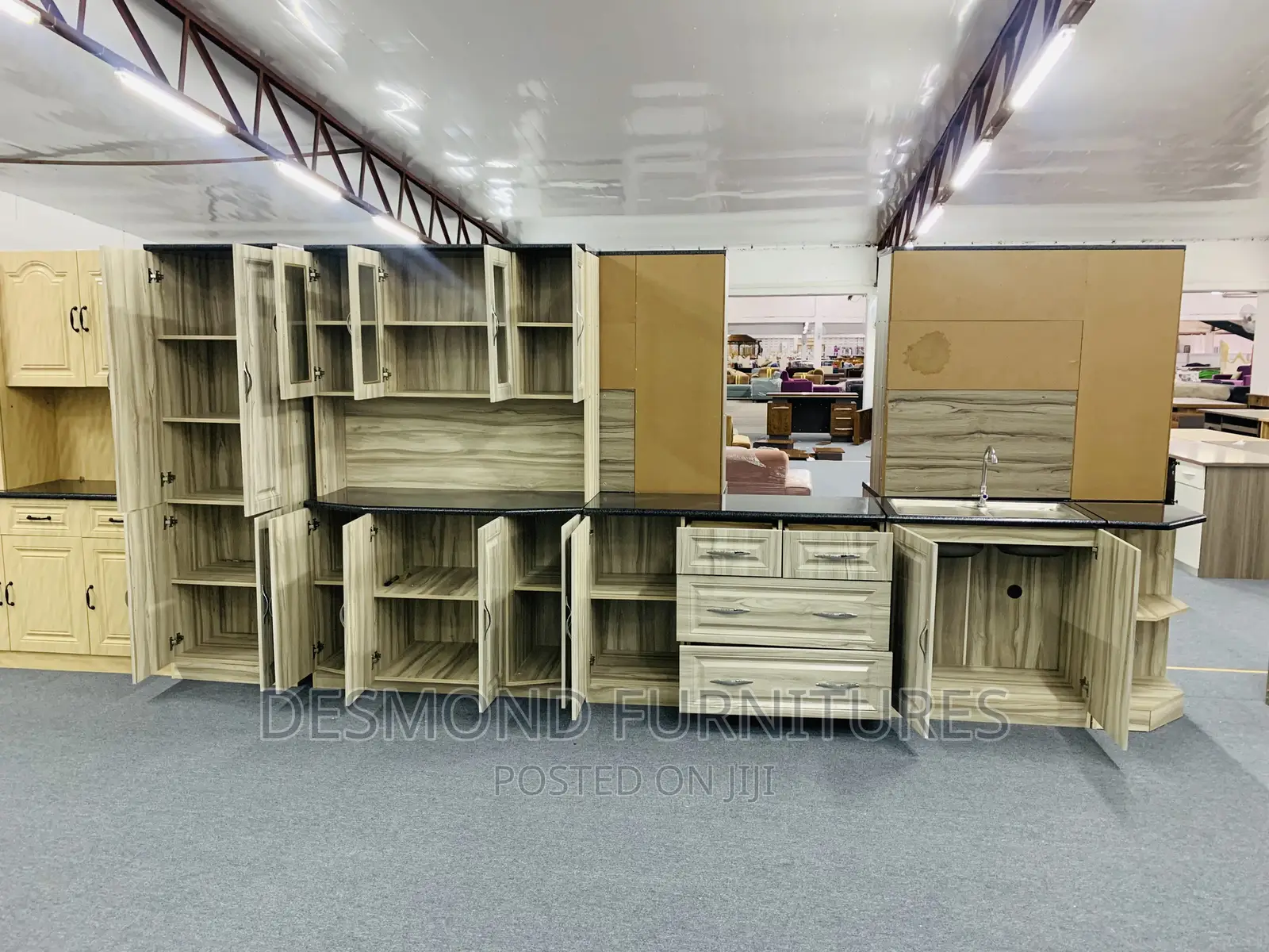 Kitchen Cabinet Set With a Sink 5 Pieces
