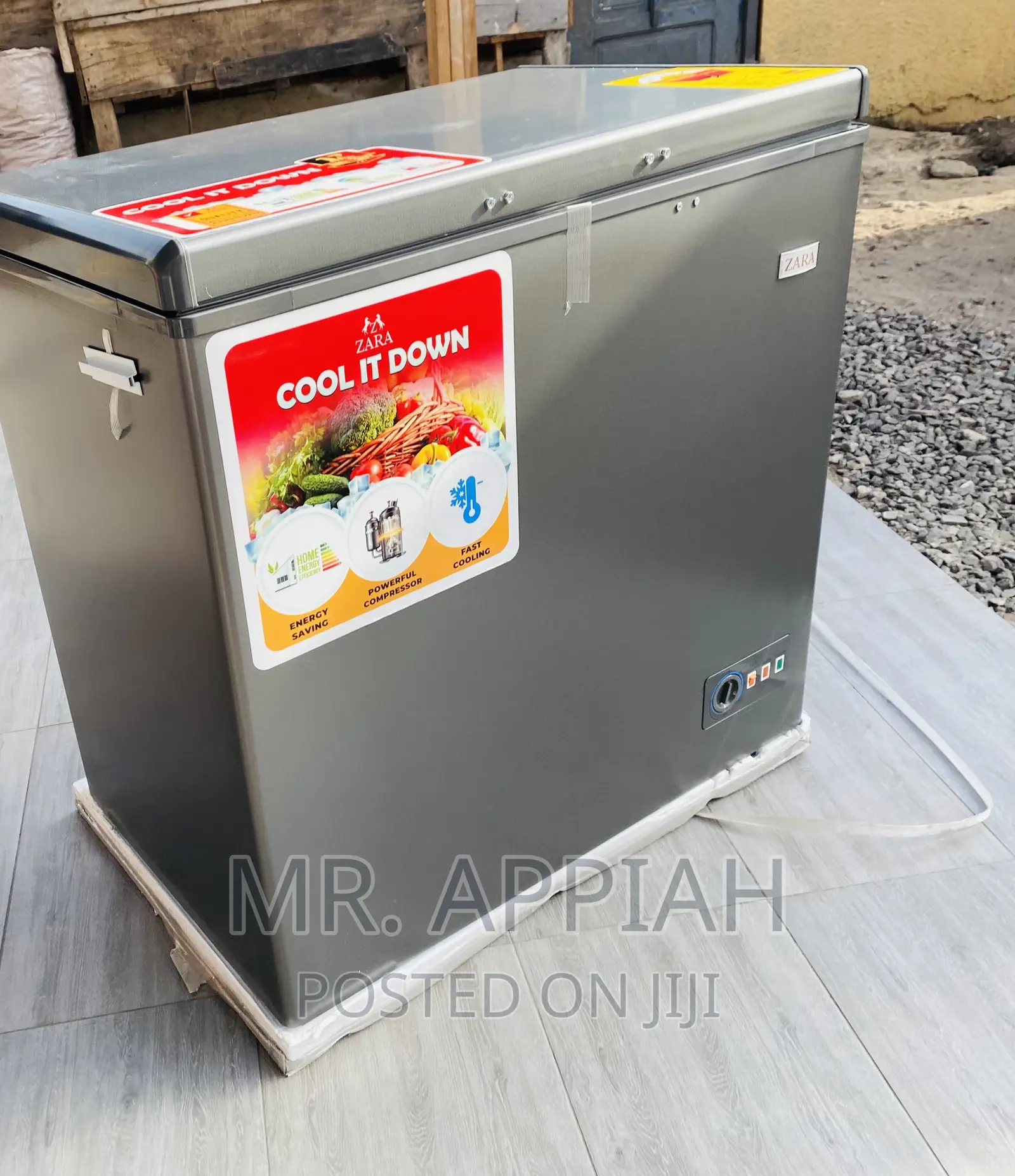 Fast Chilling Zara 200L Single Door Electric Chest Freezer.
