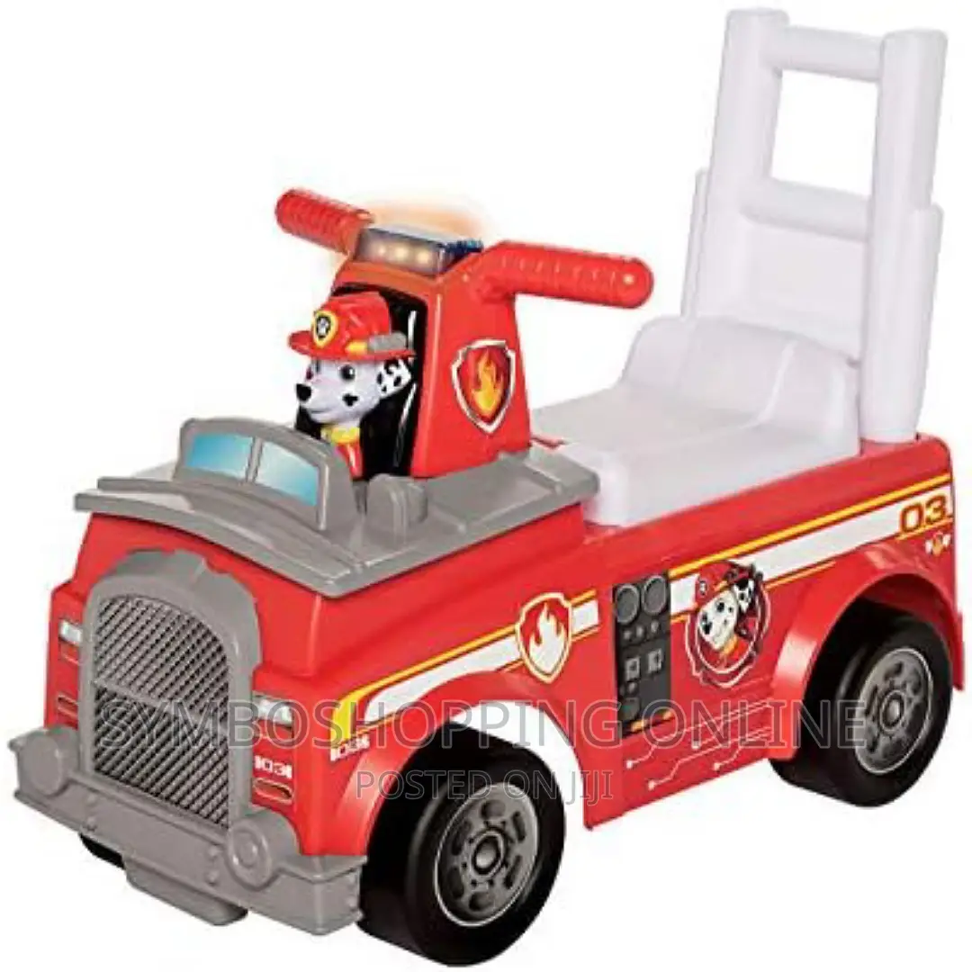 Paw Patrol Marshal Fire Truck Ride-on With Sounds for Kids