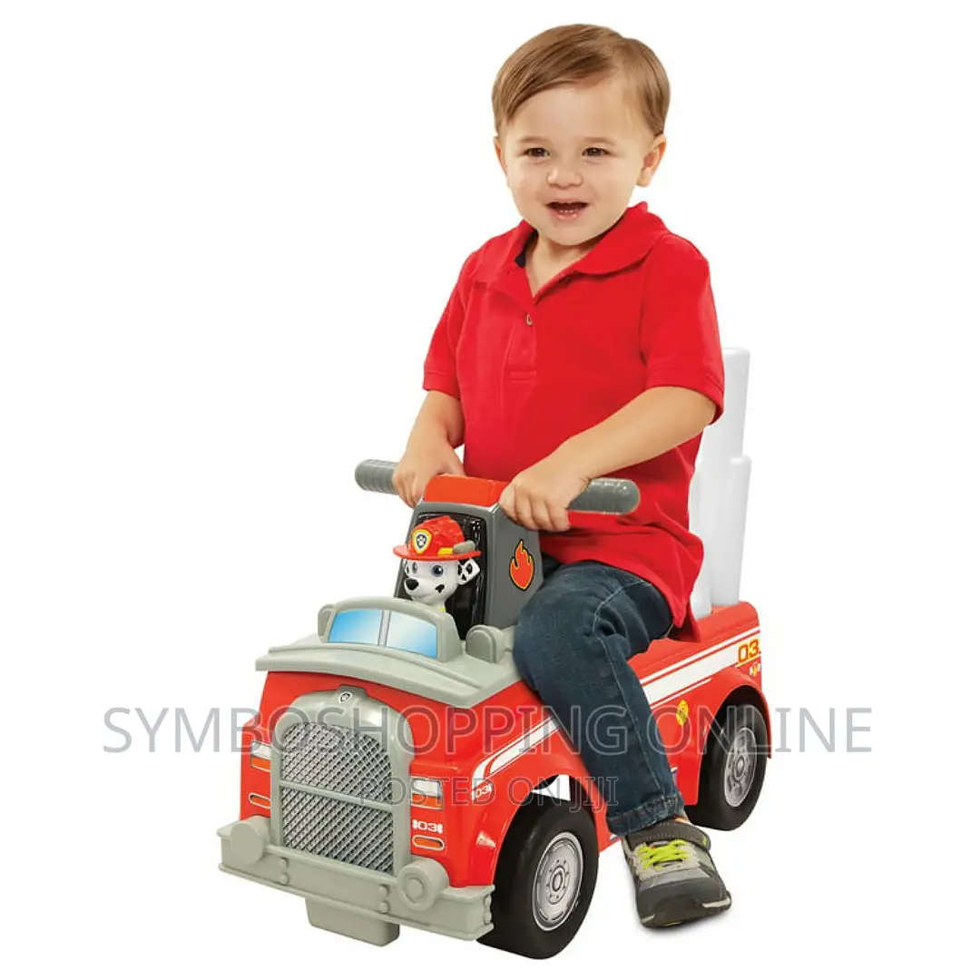 Paw Patrol Marshal Fire Truck Ride-on With Sounds for Kids