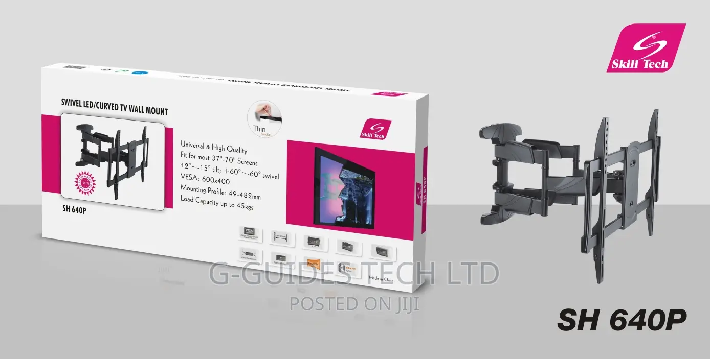 SH-640P Elegant Double Arm Tv Wall Mount 37" ~70" Screen