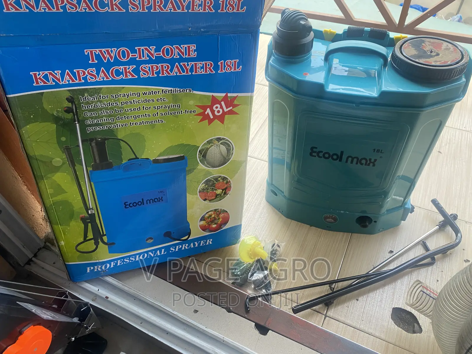 Chargeable and Manual Knapsack 18ltrs
