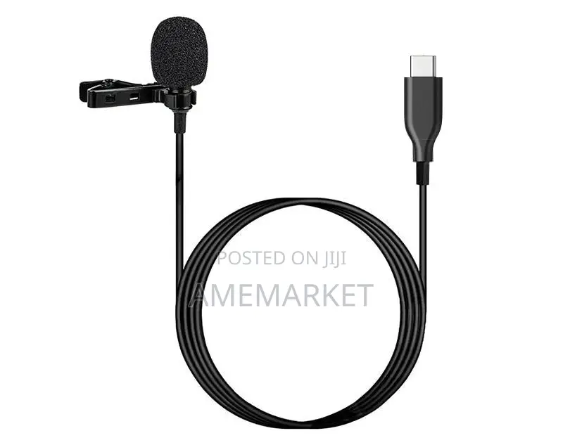 Type-C Lavalier Lapel Microphone for Quality Voice Recording