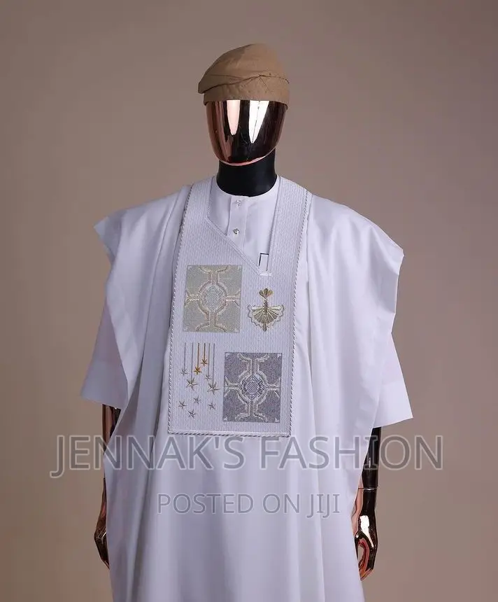 Already Made White 3pieces Agbada