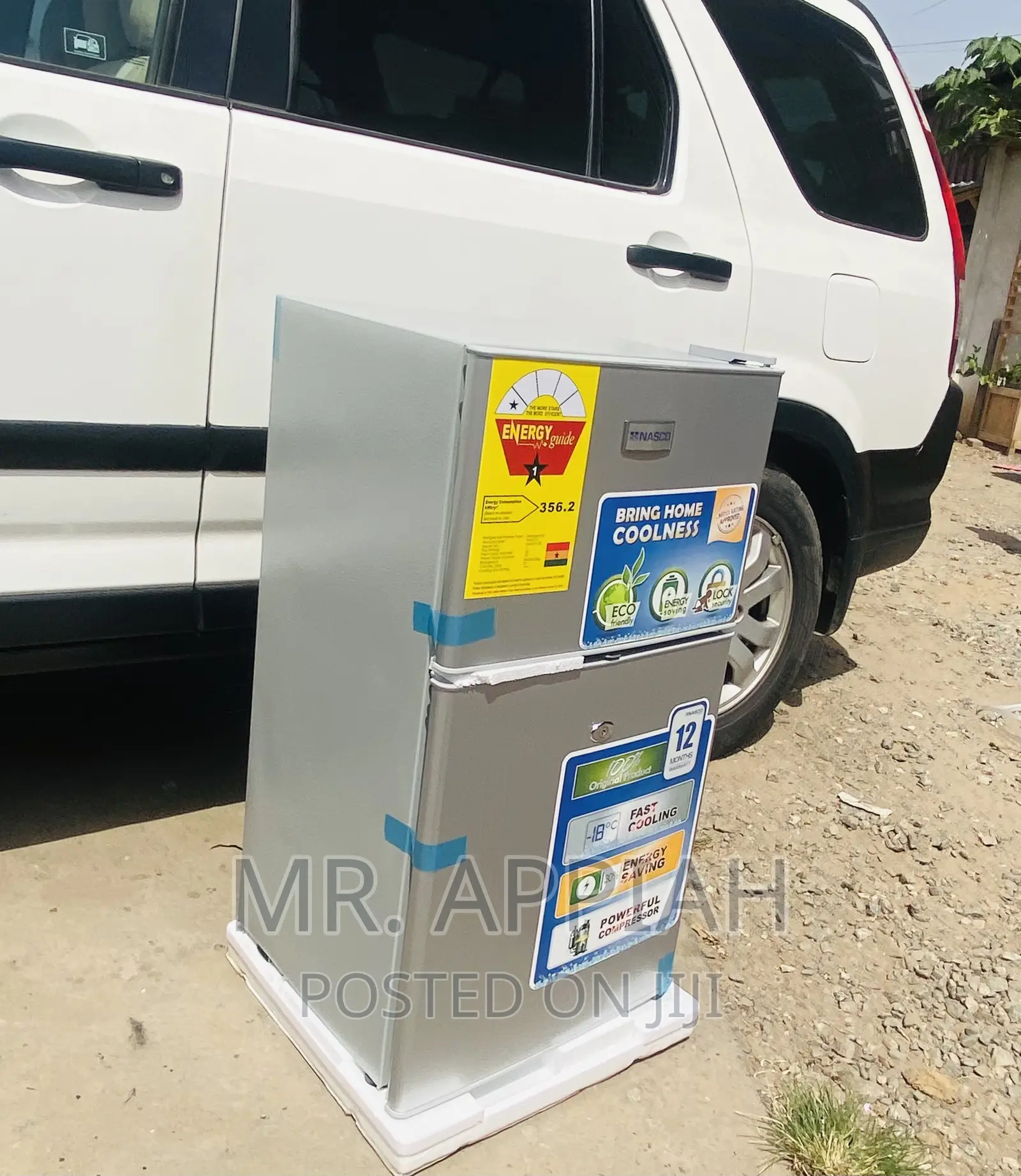 Shop Original Nasco Nasf2-120 Electric Fridge(Silver).