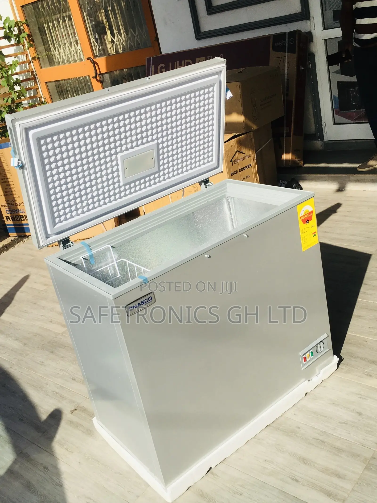 Nasco Nas-250 200 Liters Chestfreezer Singledoor Electric