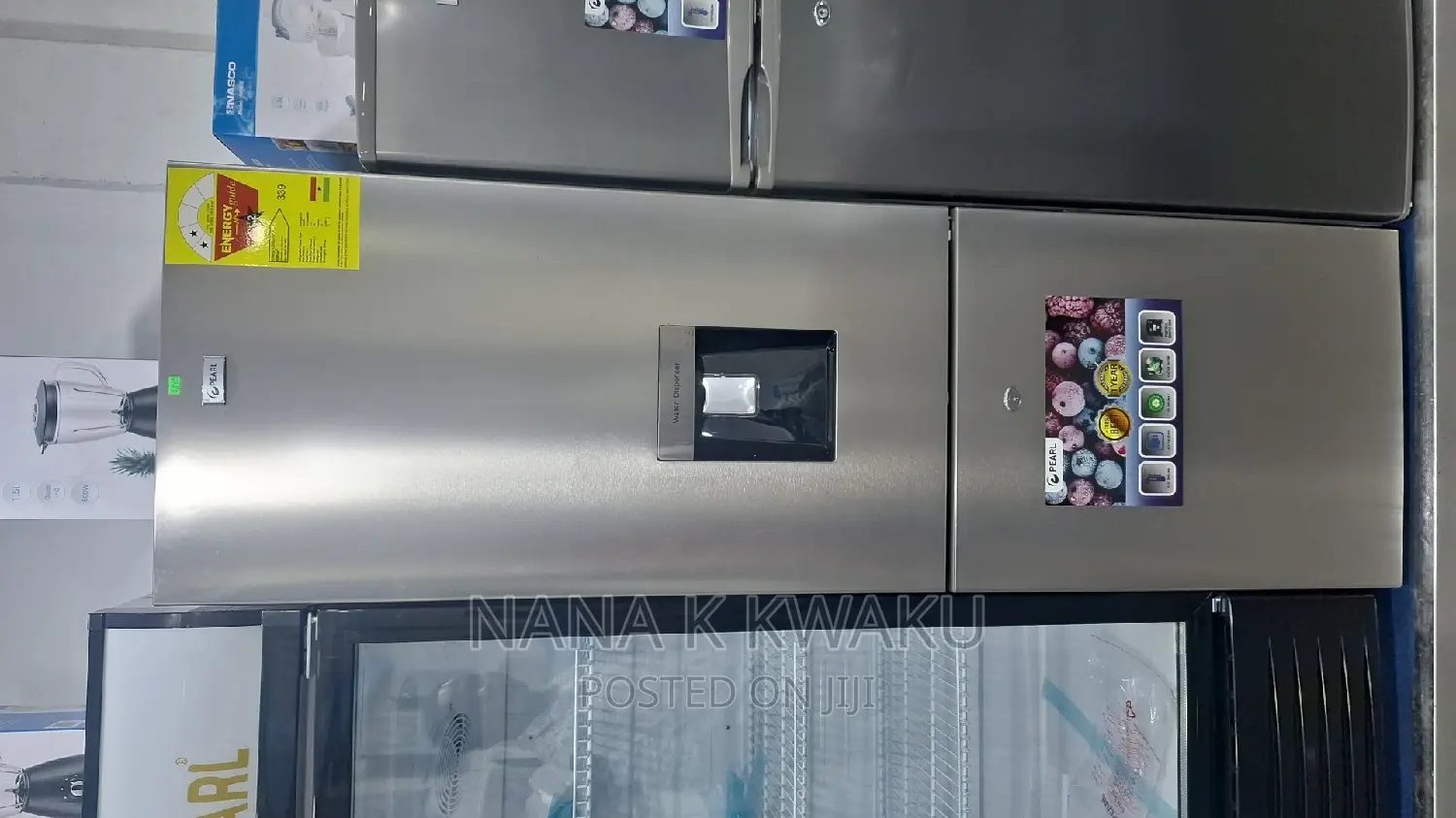 *330pf_silver Vcm_pearl Double Door Fridge