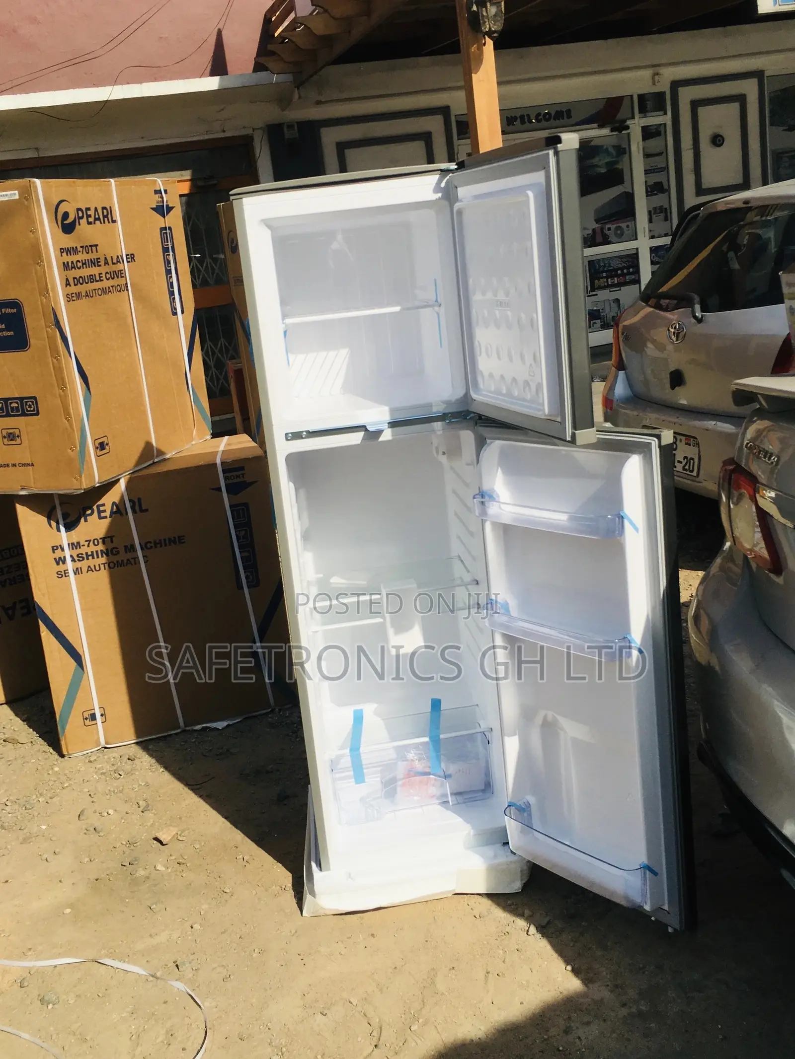 PF-270IX Topfreezer Doubledoor 166 Liters Pearl Fridge