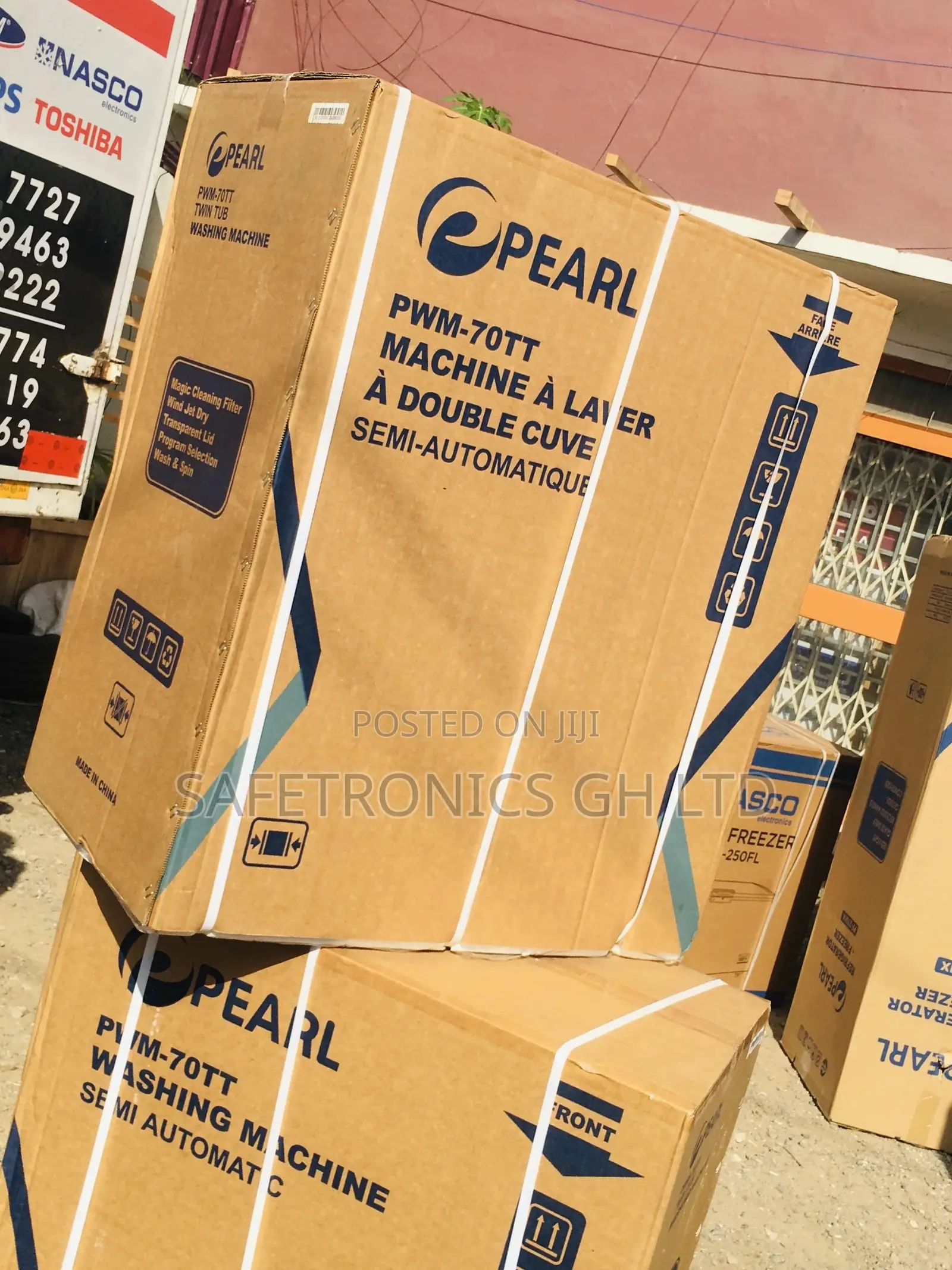 7kg Twintub Washingmachine Semiautomatic Topload Pearl