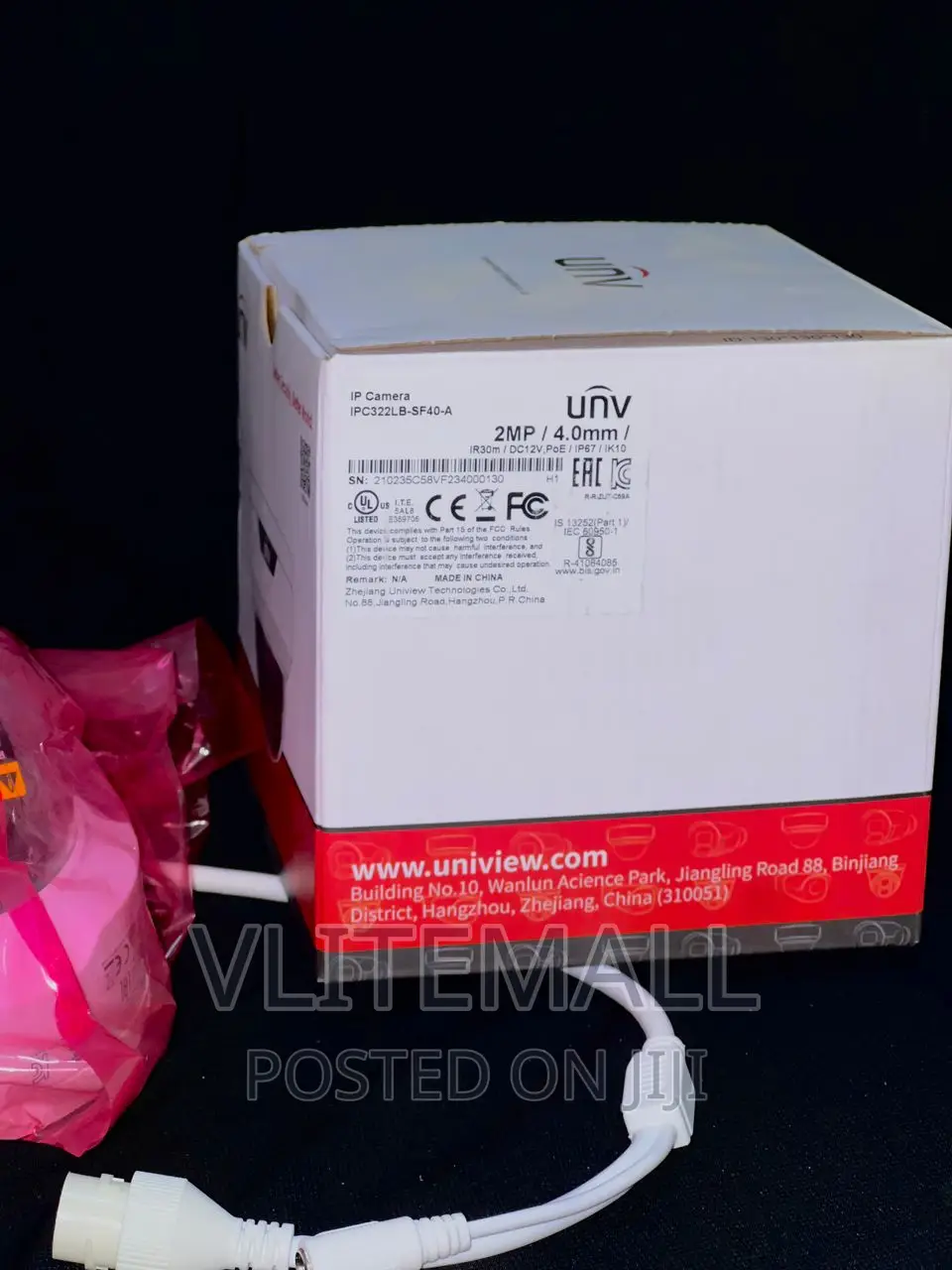 Unv 2pm/4.0mm IP Camera (Ipc322lb-Sf40-A)