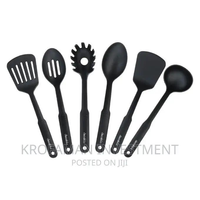 Decakila Kmtt045b 6pcs Kitchen Utensils Set