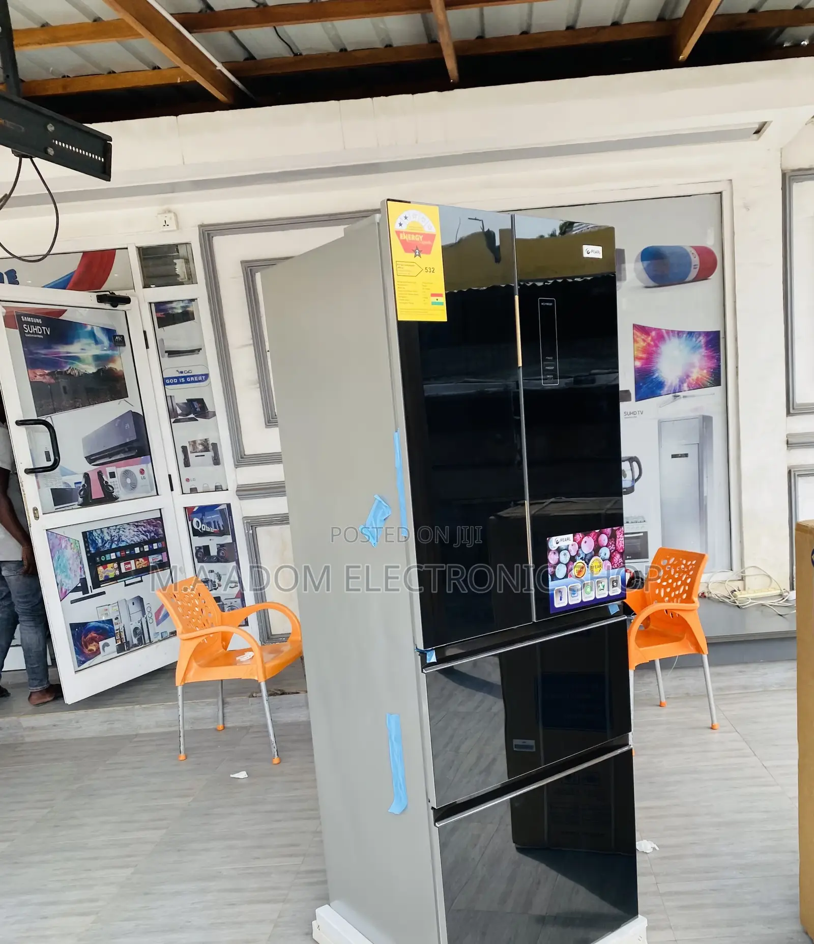 Highly Quality Pearl Pf470bg Double Door Refrigerator 