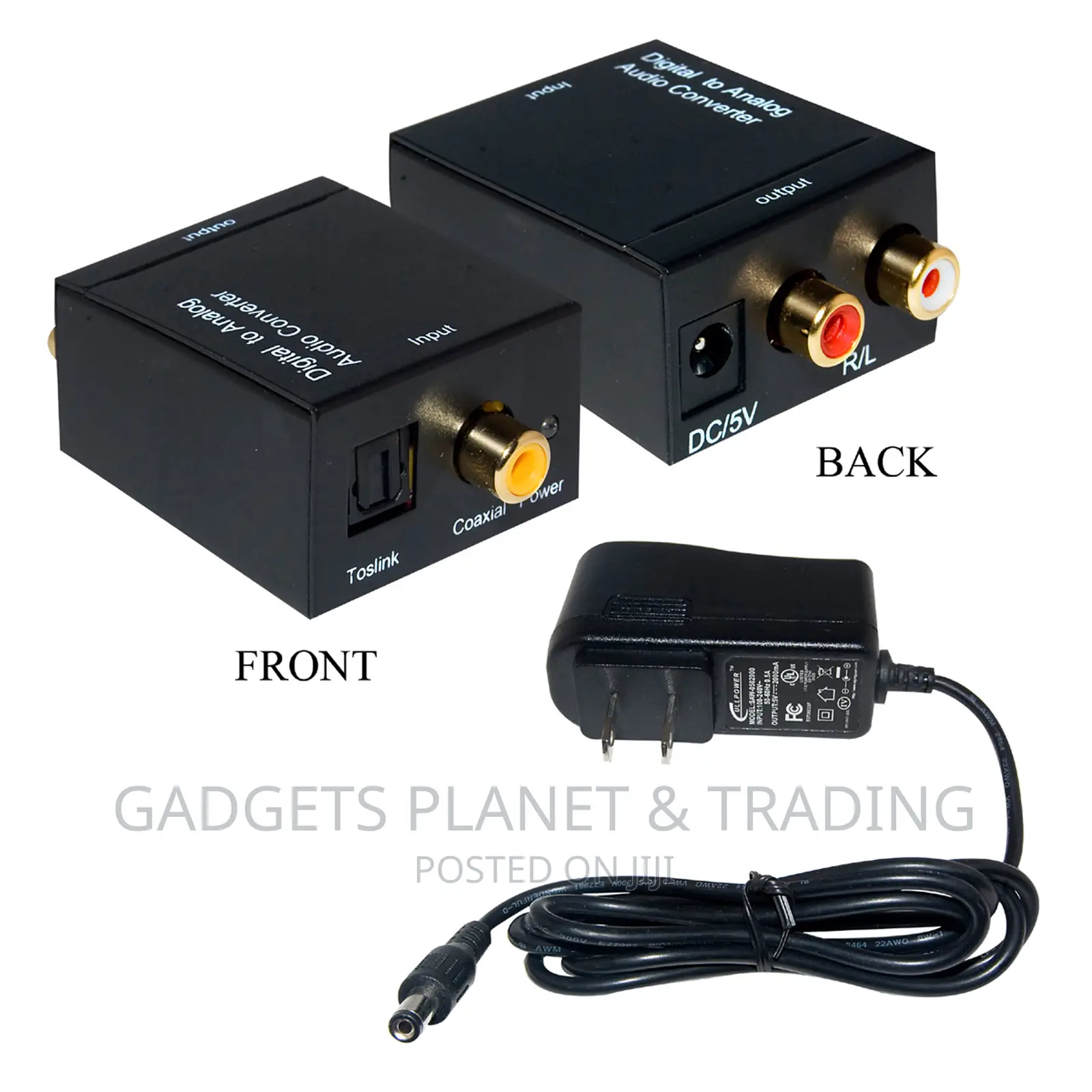 Digital to Analog Audio Converter (Optical to Aux)